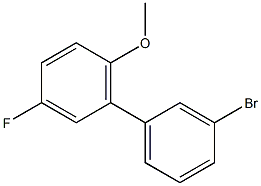 3-BROMO-3'-FLUORO-6'-METHOXYBIPHENYL Struktur