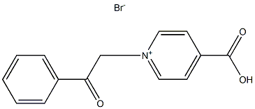 4-CARBOXY-1-(2-OXO-2-PHENYLETHYL)-PYRIDINIUM BROMIDE Struktur