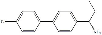 (1S)-1-[4-(4-CHLOROPHENYL)PHENYL]PROPYLAMINE Struktur