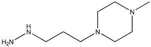 [3-(4-METHYL-PIPERAZIN-1-YL)-PROPYL]-HYDRAZINE Struktur