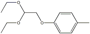 1-(2,2-DIETHOXY-ETHOXY)-4-METHYL-BENZENE Struktur