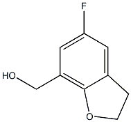 (5-FLUORO-2,3-DIHYDROBENZOFURAN-7-YL)METHANOL Struktur