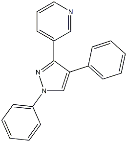 3-(1,4-DIPHENYL-1H-PYRAZOL-3-YL)PYRIDINE Struktur