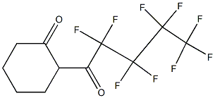 2-(PERFLUOROPENTANOYL)CYCLOHEXANONE Struktur