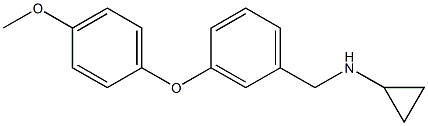 (1S)CYCLOPROPYL[3-(4-METHOXYPHENOXY)PHENYL]METHYLAMINE Struktur