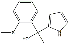 1-METHYL-2-PYRROLYL-(2-METHYLTHIOPHENYL)METHANOL Struktur