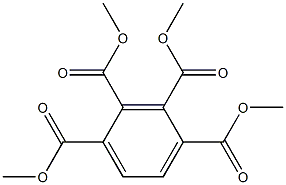 BENZENE-1,2,3,4-TETRACARBOXYLIC ACID TETRAMETHYL ESTER Struktur