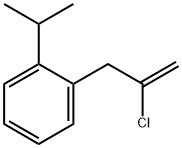 2-CHLORO-3-(2-ISOPROPYLPHENYL)-1-PROPENE Struktur