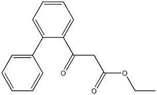 ETHYL (2-PHENYLBENZOYL)ACETATE Struktur