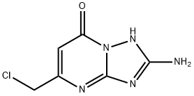 2-AMINO-5-(CHLOROMETHYL)[1,2,4]TRIAZOLO[1,5-A]PYRIMIDIN-7(4H)-ONE Struktur