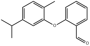 2-(5-ISOPROPYL-2-METHYLPHENOXY)BENZENECARBALDEHYDE Struktur