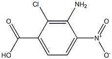 3-AMINO-2-CHLORO-4-NITRO-BENZOIC ACID Struktur