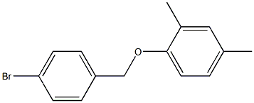 4-BROMOBENZYL-(2,4-DIMETHYLPHENYL)ETHER Struktur