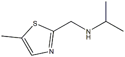 ISOPROPYL-(5-METHYL-THIAZOL-2-YLMETHYL)-AMINE Struktur