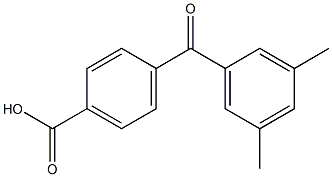 4-(3,5-DIMETHYLBENZOYL)BENZOIC ACID Struktur