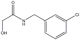 N-(3-CHLOROBENZYL)-2-HYDROXYACETAMIDE Struktur