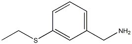 (3-(ETHYLTHIO)PHENYL)METHANAMINE Struktur