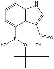 3-FORMYLINDOLE-4-BORONIC ACID PINACOL ESTER Struktur