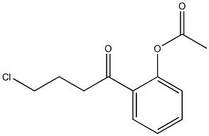 2'-ACETOXY-4-CHLOROBUTYROPHENONE Struktur