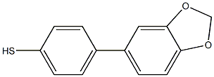 4-[3,4-(METHYLENEDIOXY)PHENYL]THIOPHENOL Struktur