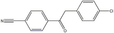 2-(4-CHLOROPHENYL)-4'-CYANOACETOPHENONE Struktur