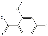 2-METHOXY-4-FLUOROBENZOYL CHLORIDE Struktur