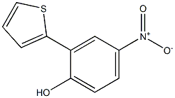 4-NITRO-2-THIEN-2-YLPHENOL Struktur