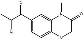 6-(2-CHLORO-PROPIONYL)-4-METHYL-4H-BENZO[1,4]OXAZIN-3-ONE Struktur