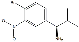 (1R)-1-(4-BROMO-3-NITROPHENYL)-2-METHYLPROPYLAMINE Struktur