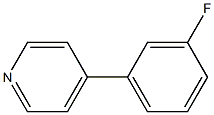 4-(3-FLUORO-PHENYL)-PYRIDINE Struktur