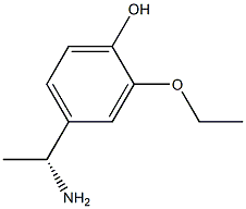 4-((1R)-1-AMINOETHYL)-2-ETHOXYPHENOL Struktur