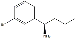 (1R)-1-(3-BROMOPHENYL)BUTYLAMINE Struktur