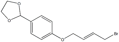 2-[4-(4-BROMO-BUT-2-ENYLOXY)-PHENYL]-[1,3]DIOXOLANE Struktur