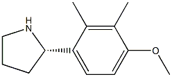 1-((2S)PYRROLIDIN-2-YL)-4-METHOXY-2,3-DIMETHYLBENZENE Struktur