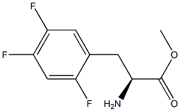 METHYL (2S)-2-AMINO-3-(2,4,5-TRIFLUOROPHENYL)PROPANOATE Struktur