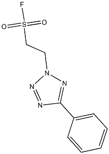 2-(5-PHENYL-2H-TETRAZOL-2-YL)ETHANESULFONYL FLUORIDE Struktur