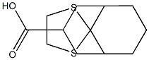 SPIRO[BICYCLO[3.3.1]NONANE-9,2'-[1,3]DITHIOLANE]-3-CARBOXYLIC ACID Struktur