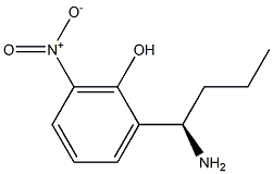 2-((1R)-1-AMINOBUTYL)-6-NITROPHENOL Struktur