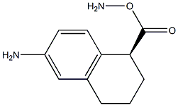 (1S)-1,6-DIAMINO-1,2,3,4-TETRAHYDRONAPHTHALENECARBOXYLIC ACID Struktur