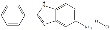 2-PHENYL-1H-BENZOIMIDAZOL-5-YLAMINE HYDROCHLORIDE Struktur