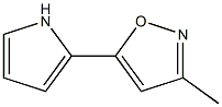 3-METHYL-5-(1H-PYRROL-2-YL)ISOXAZOLE Struktur