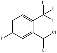 2-DICHLOROMETHYL-4-FLUORO-1-(TRIFLUOROMETHYL)BENZENE Struktur