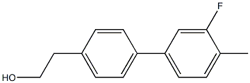 4-(3-FLUORO-4-METHYLPHENYL)PHENETHYL ALCOHOL Struktur