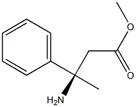 METHYL (3R)-3-AMINO-3-PHENYLBUTANOATE Struktur