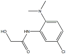 N-[5-CHLORO-2-(DIMETHYLAMINO)PHENYL]-2-HYDROXYACETAMIDE Struktur