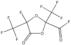 PERFLUORO[2,5-DIMETHYL-2-(FLUOROCARBONYL)-4-OXO-1,3-DIOXOLANE] Struktur