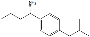 (1S)-1-[4-(2-METHYLPROPYL)PHENYL]BUTYLAMINE Struktur