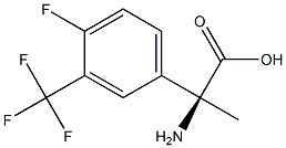 (2S)-2-AMINO-2-[4-FLUORO-3-(TRIFLUOROMETHYL)PHENYL]PROPANOIC ACID Struktur