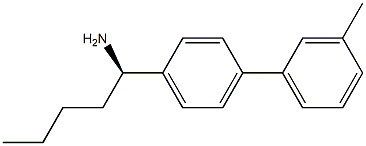 (1R)-1-[4-(3-METHYLPHENYL)PHENYL]PENTYLAMINE Struktur