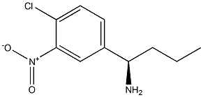 (1R)-1-(4-CHLORO-3-NITROPHENYL)BUTYLAMINE Struktur